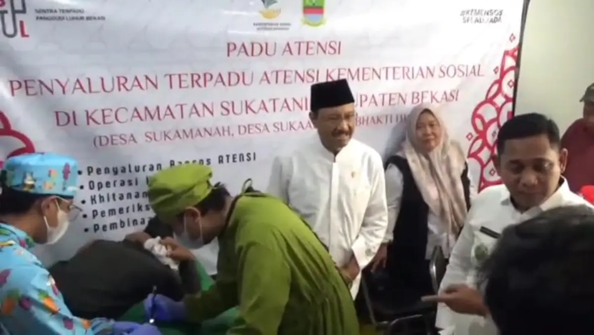 Kemensos Hadirkan Senyum: Program Khitan Gratis Ringankan Beban Warga Bekasi