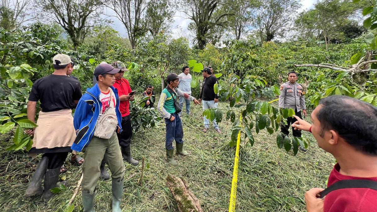 Warga digegerkan penemuan jasad pemuda di kebun kopi Lampung Barat