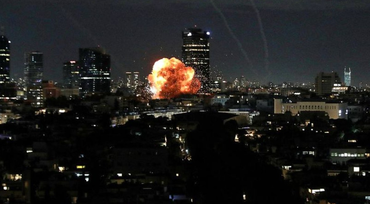 Rudal Iran Hantam Tel Aviv dan wilayah Israel tengah