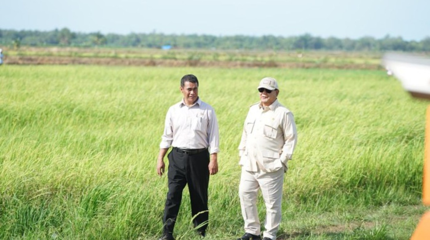 Presiden Prabowo Subianto menegaskan Indonesia hampir mencapai swasembada pangan
