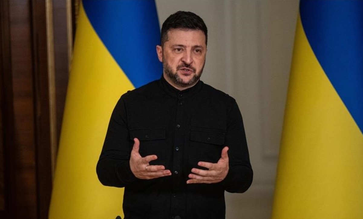 Presiden Ukraina Volodymyr Zelensky menegaskan tidak ada bantuan buka Selat Hormuz